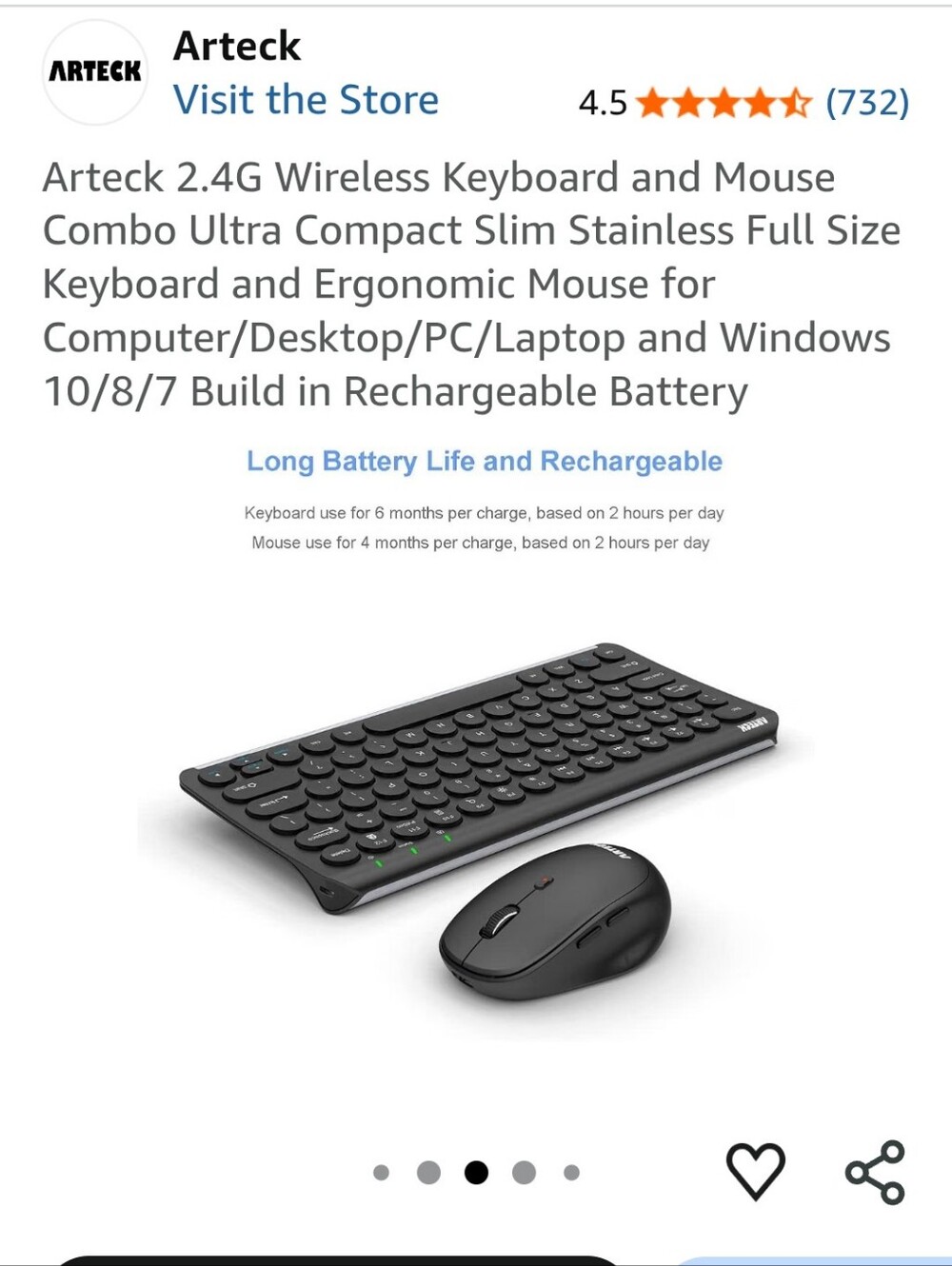 Wireless Mouse And Keyboard - Picture 4 of 9